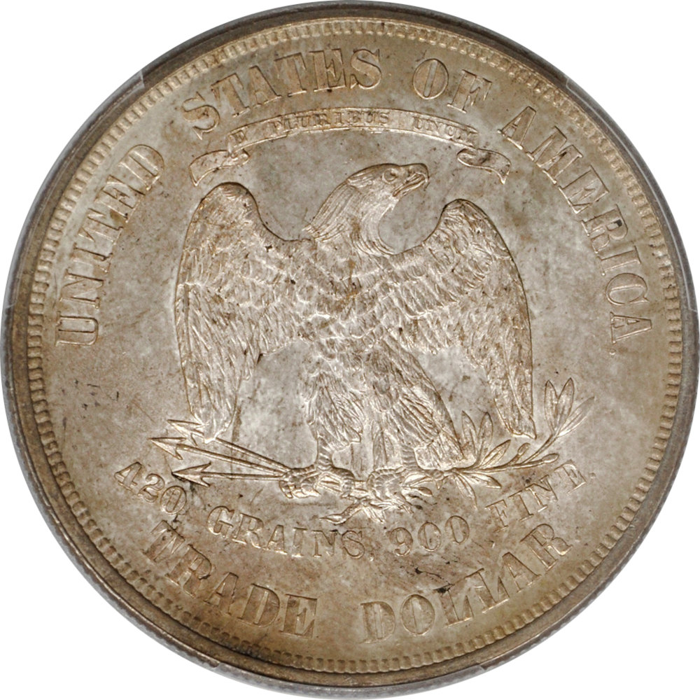 Two-1873-T$1-Trade-Dollars